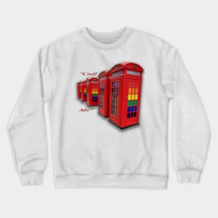 Rainbow call box Crewneck Sweatshirt